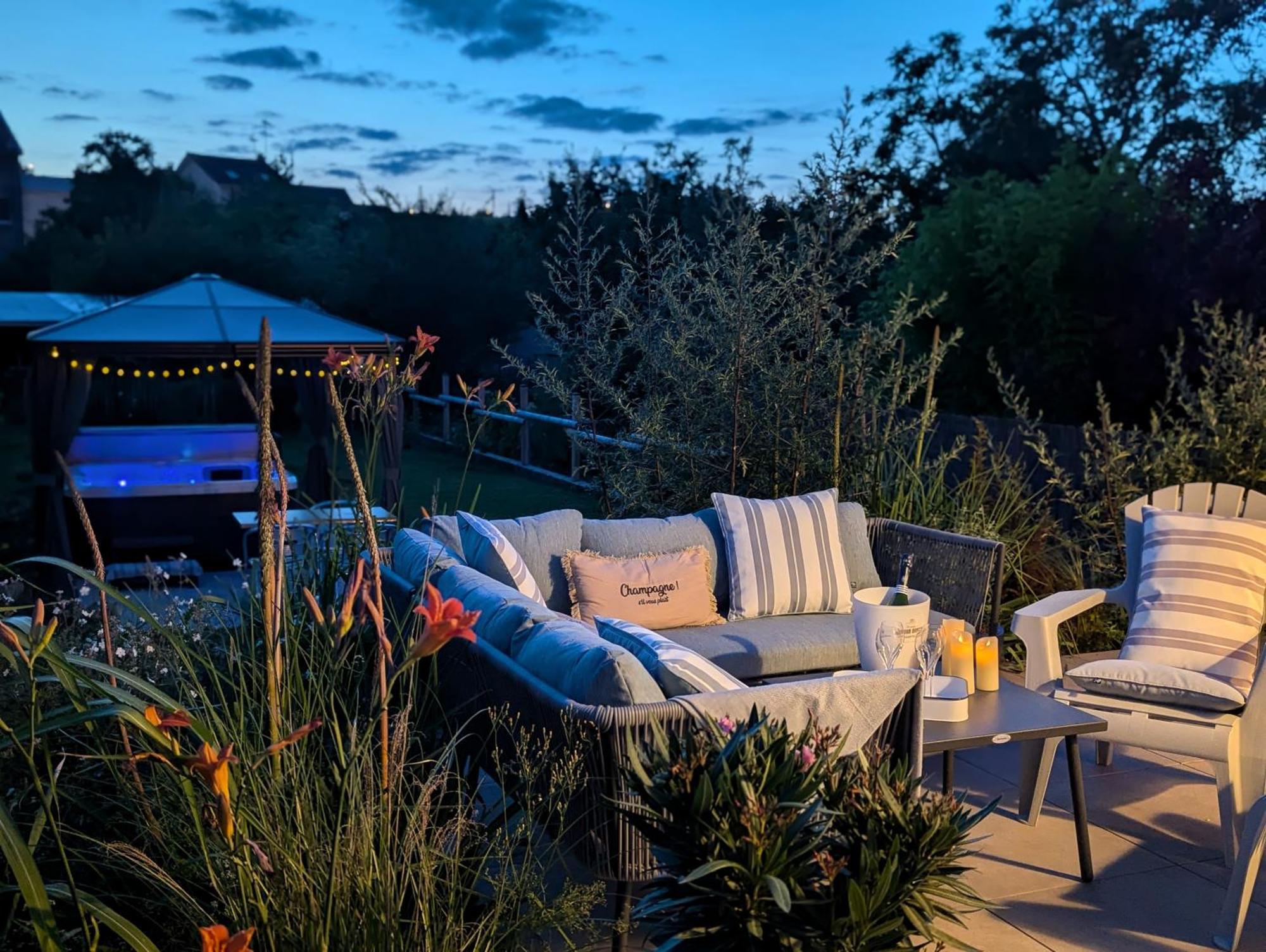 Le Cemarose: Spa, Jardin, Terrasse Et Jolie Vue Au Coeur D'Epernay Exterior photo